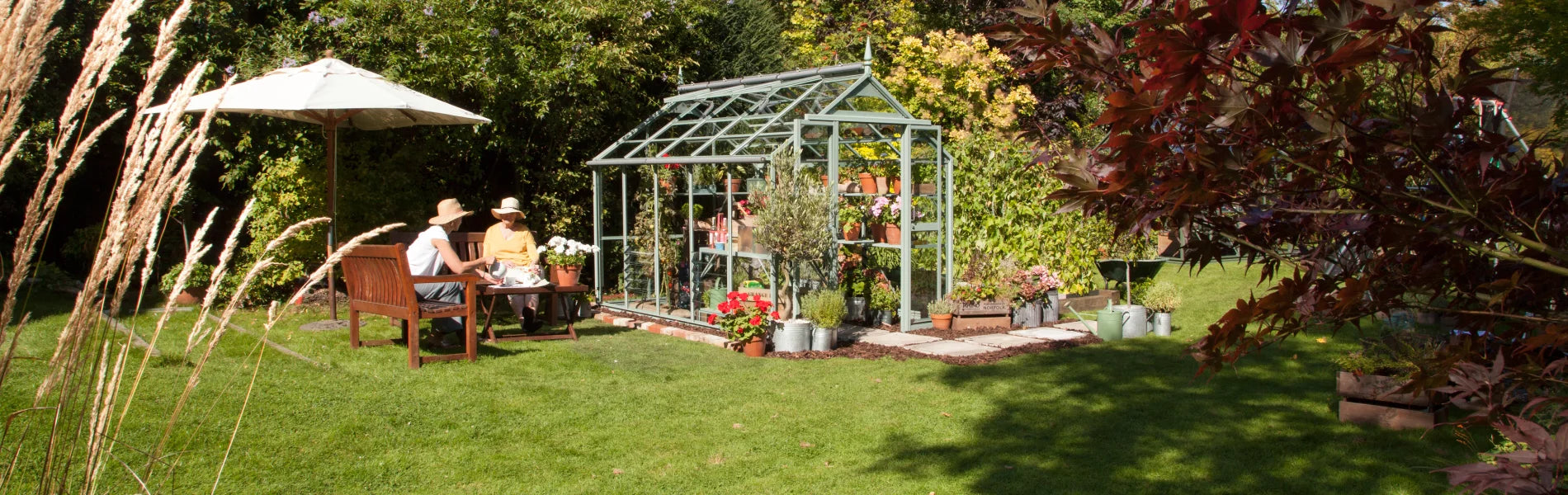 Rhino Greenhouse in garden