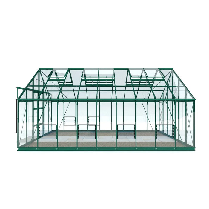 12x18 Rhino Premium Greenhouse green side