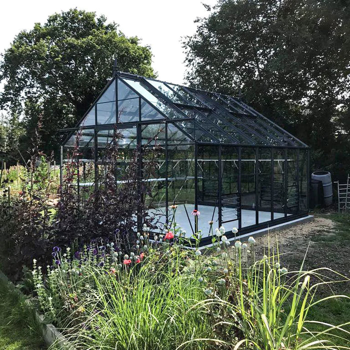 12x14 Rhino Premium Greenhouse in garden