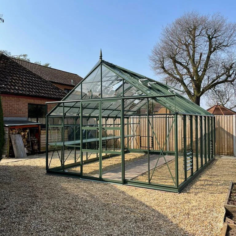 12x16 Rhino Premium Greenhouse Tuscan Olive