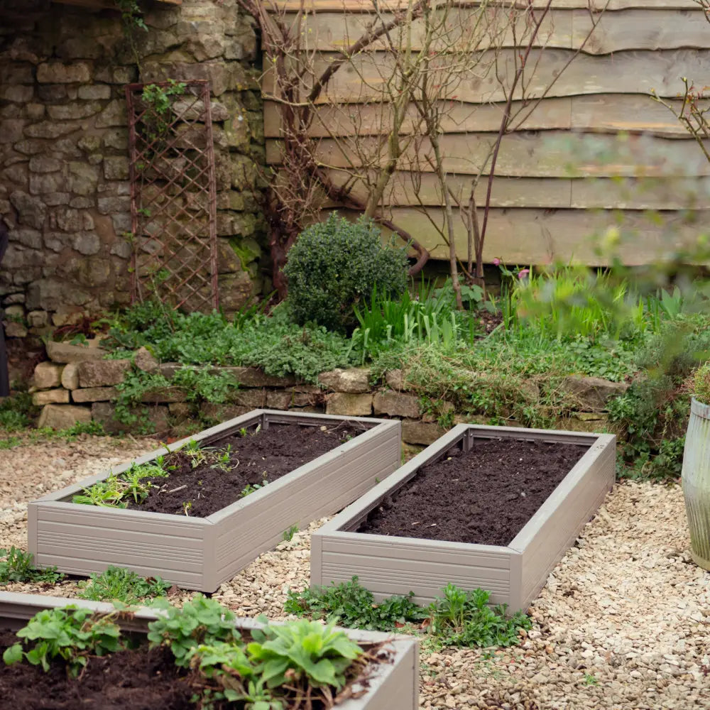 Two 2ft x 6ft Single Tier Raised Beds