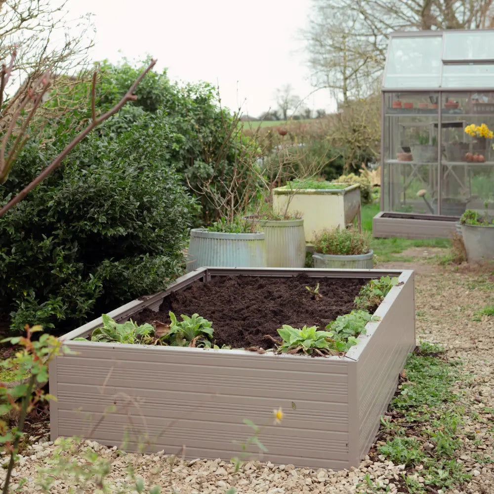 4x6 Raised Bed Clay Grey