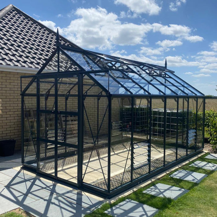 8x14 Premium Greenhouse Black