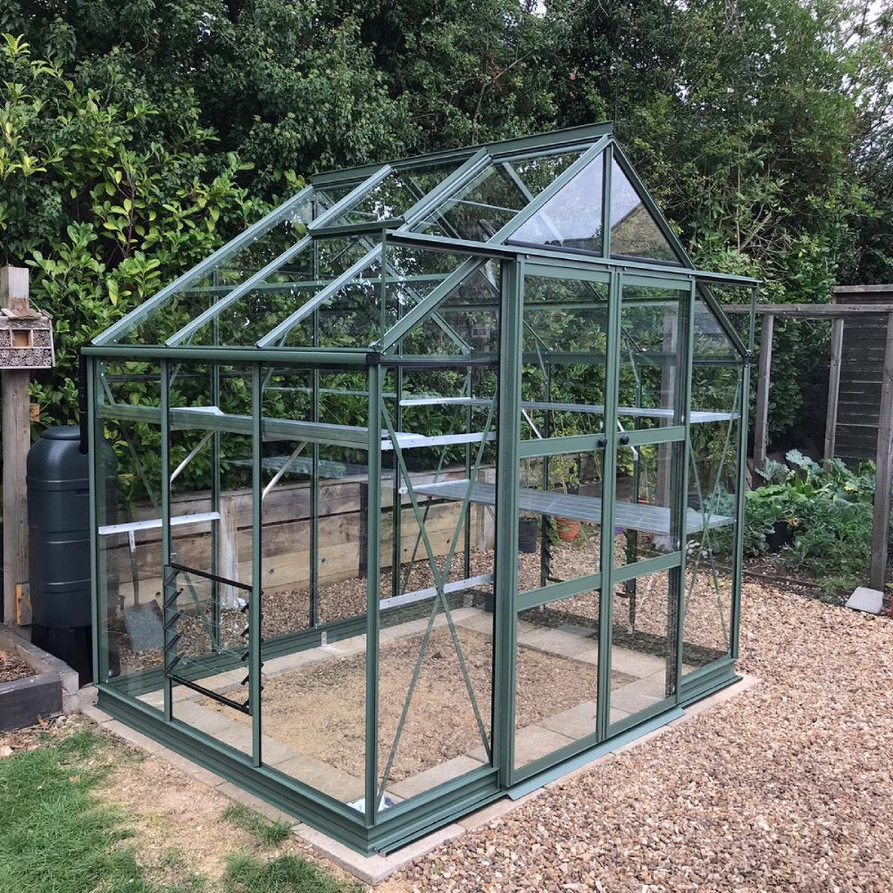 8x6 Premium Greenhouse Green