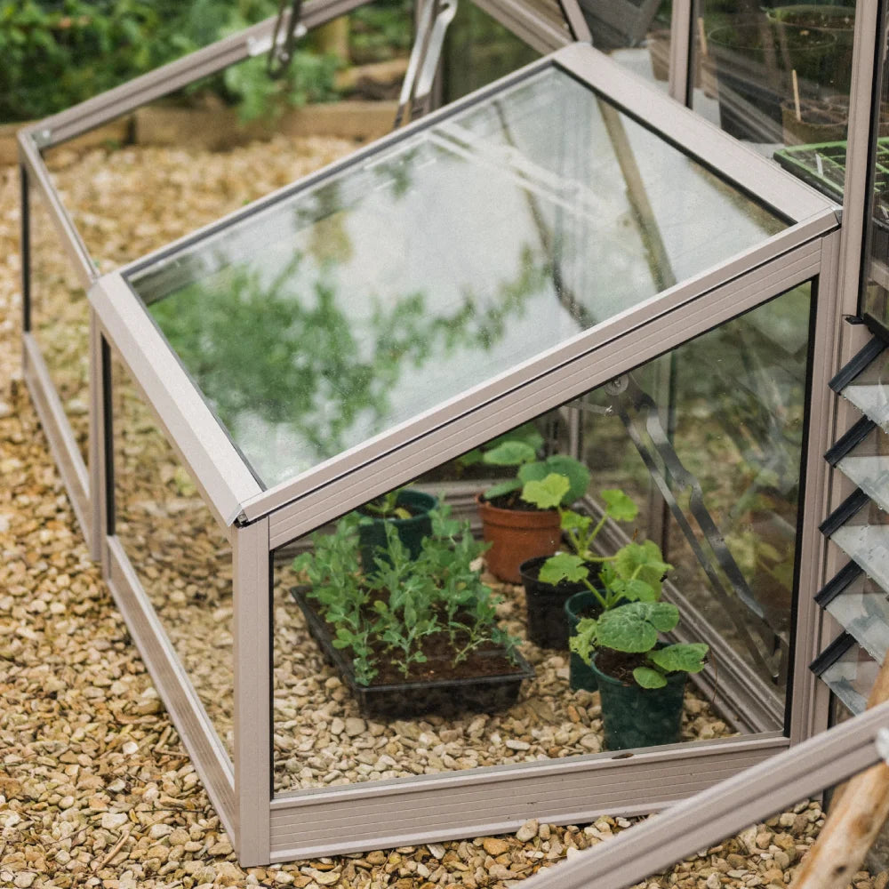 Rhino Cold Frame with lid fully closed