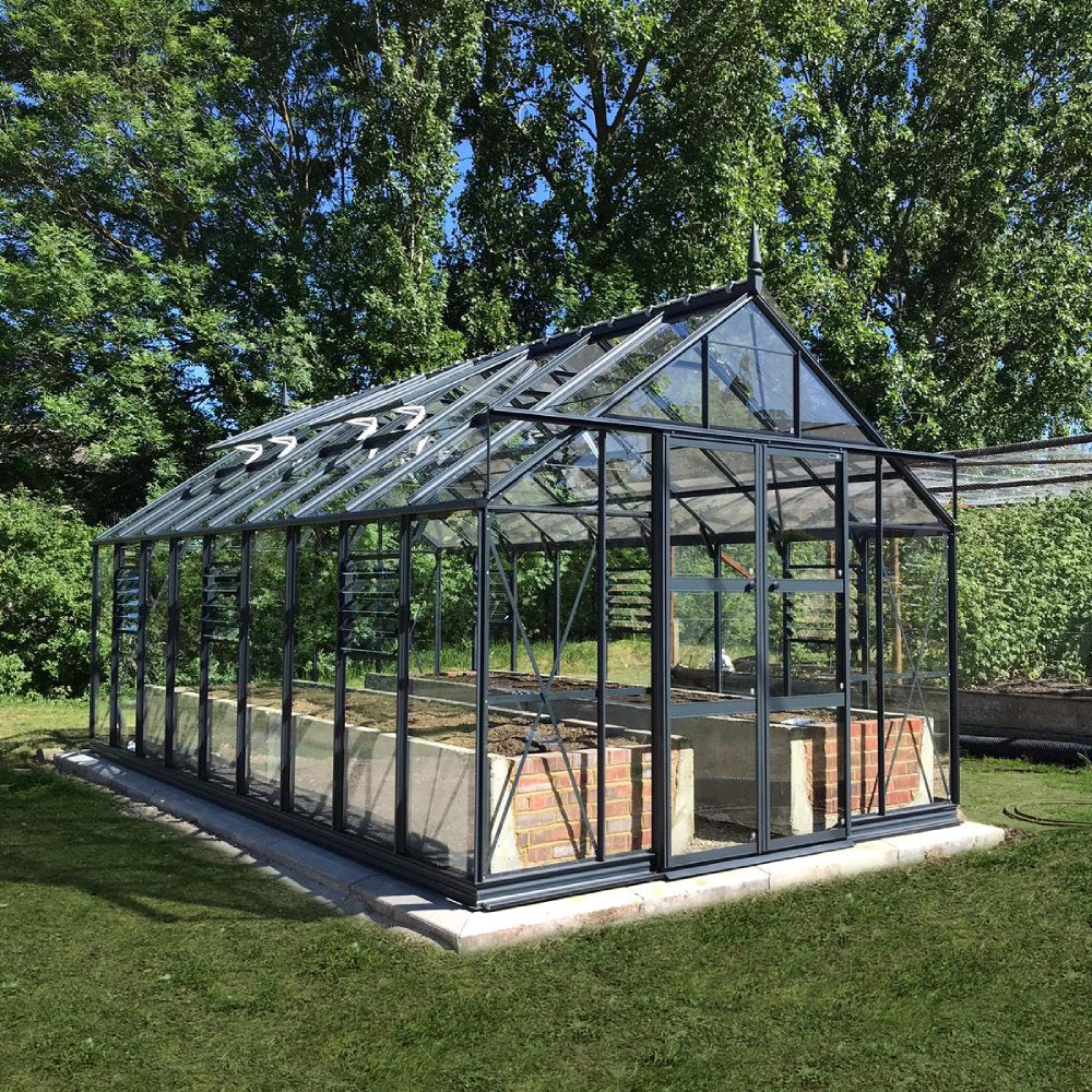 10x18 Premium Greenhouse midnight slate