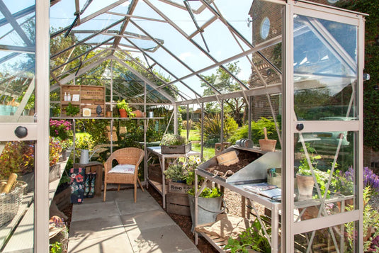 Interior of a Rhino Classic greenhouse