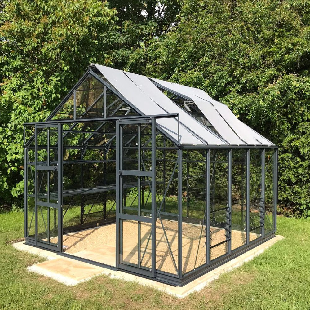 10x10 Rhino Premium Greenhouse Midnight Slate