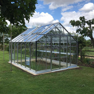 10x14 Rhino Premium Greenhouse Plain Aluminium