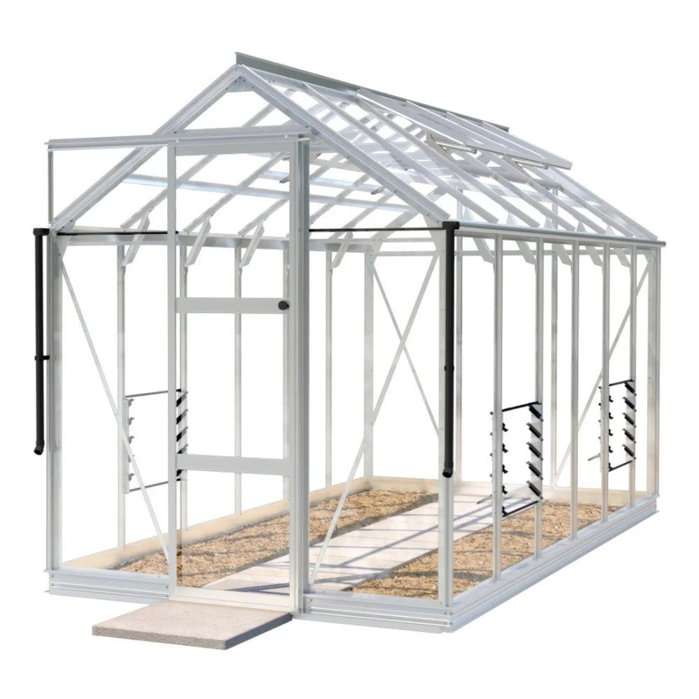 6x12 Rhino Premium Greenhouse cgi front