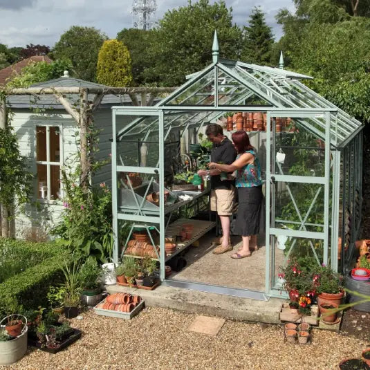 8x10 Greenhouse in Blue Grass