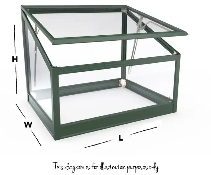 Cold Frame Dimensions Diagram